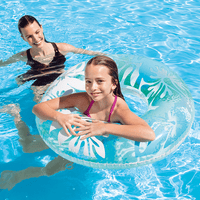 Schwimmring, transparente Farbröhren, 91 cm