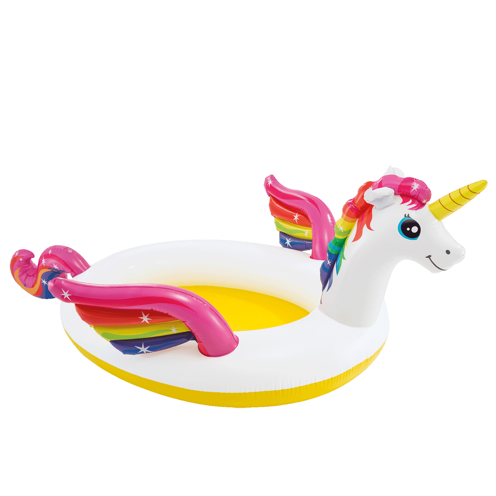 Aufblasbares Schwimmbad Einhorn 272x193x104 cm