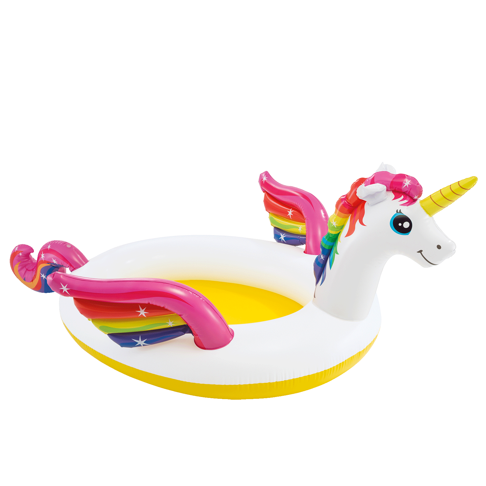 Aufblasbares Schwimmbad Einhorn 272x193x104 cm