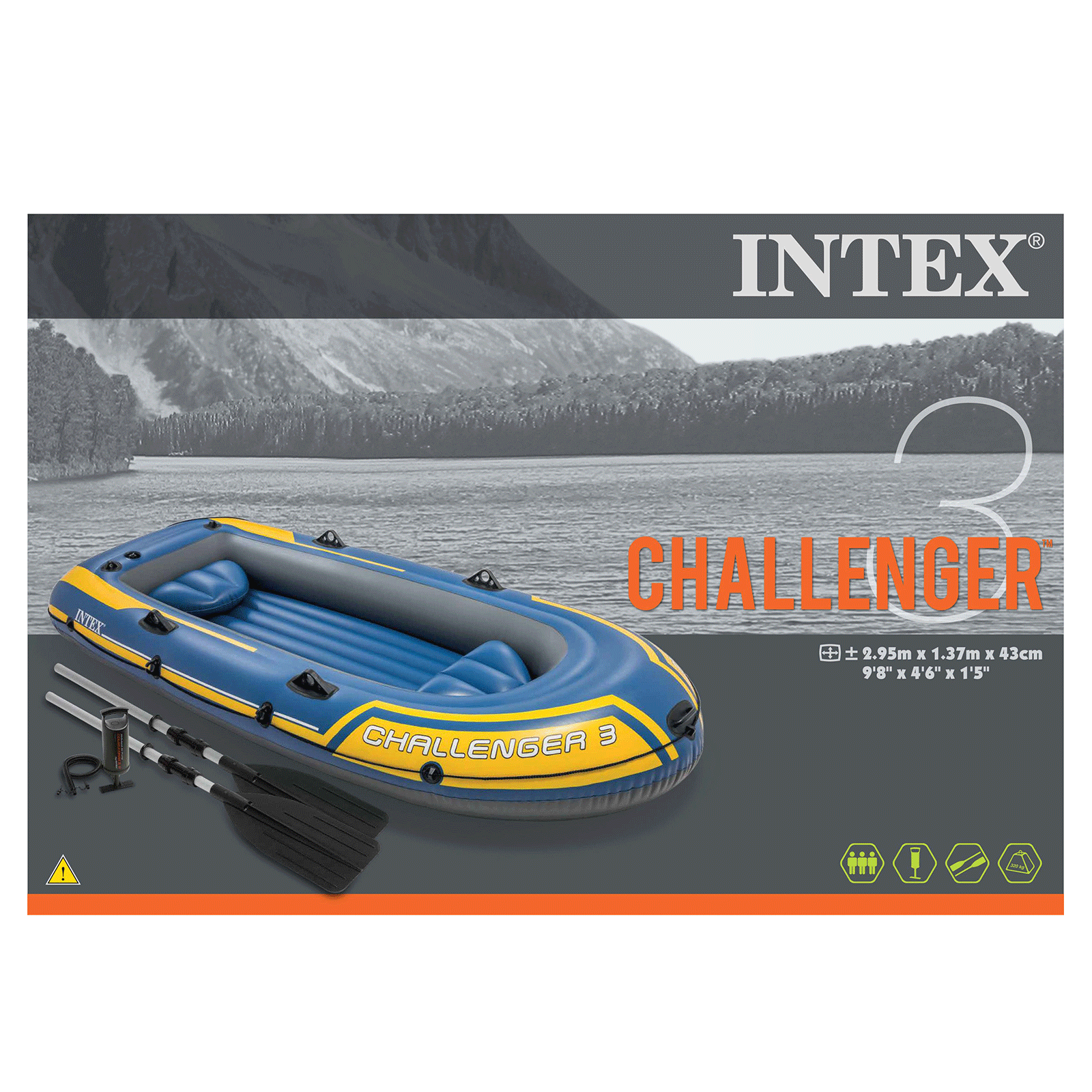 Schlauchboot Challenger 3 (Set)