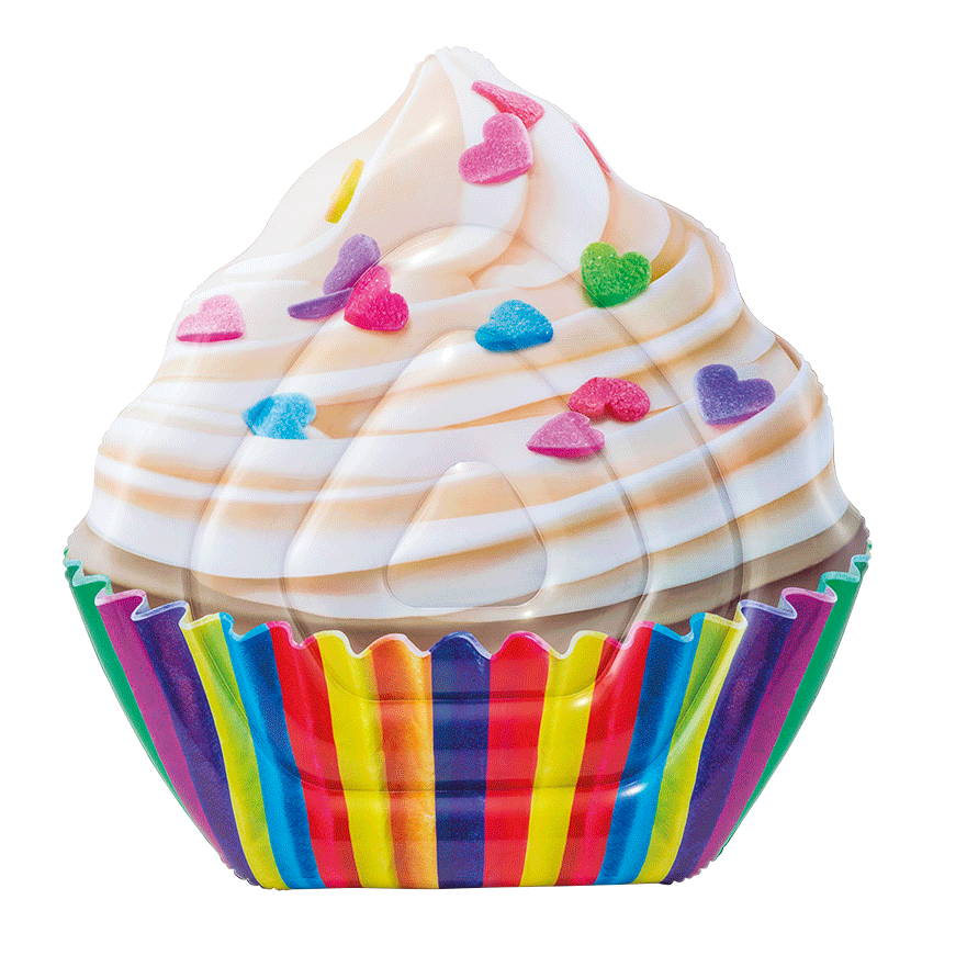 Luftbett-Vanille-Cupcake 142 cm