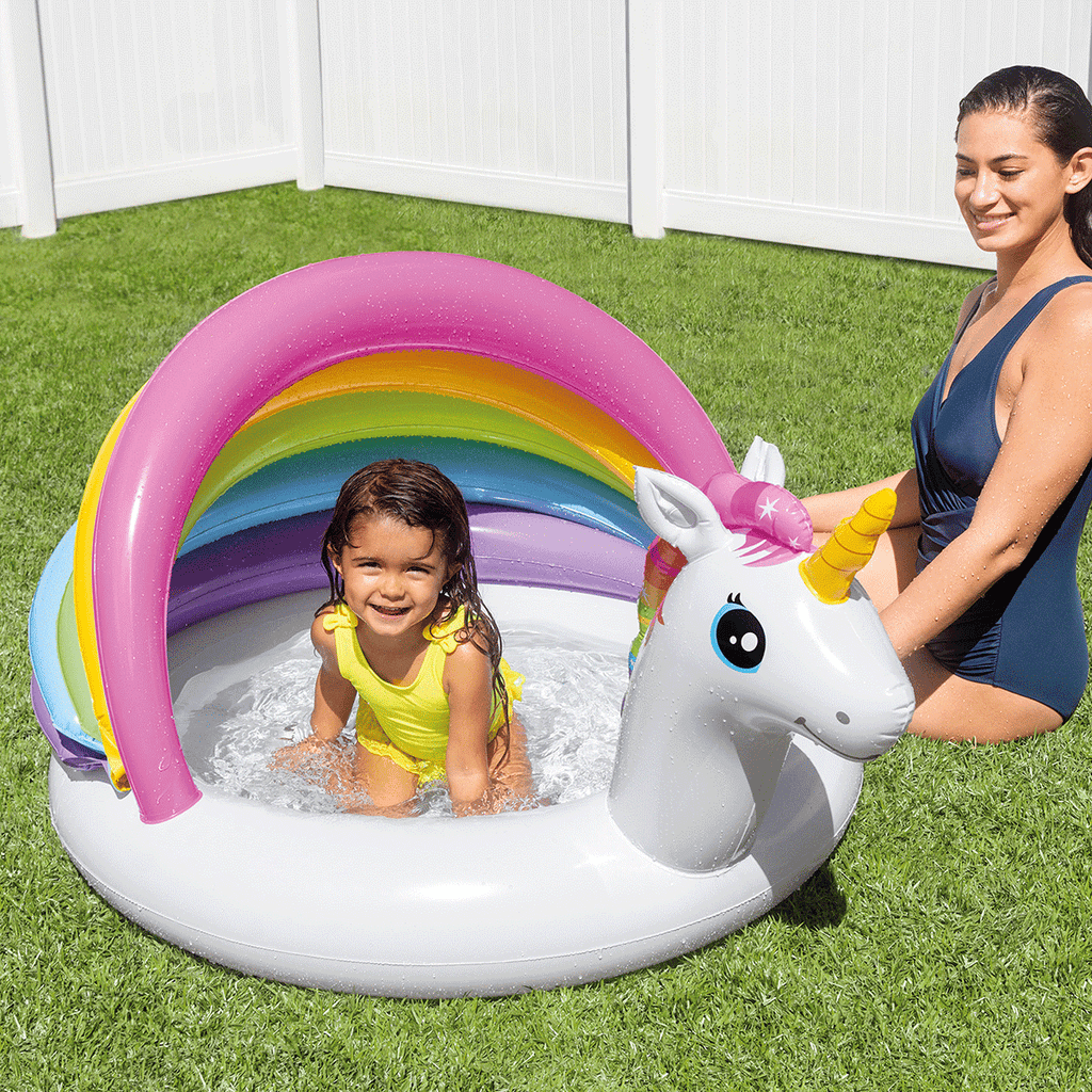 Babybecken Einhorn 127x69 cm