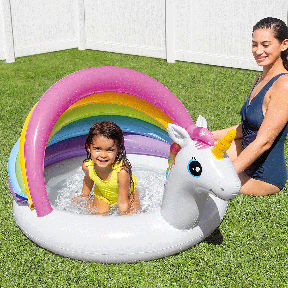 Babybecken Einhorn 127x69 cm