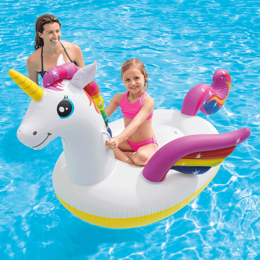 Aufblasbares Einhorn-Rutschauto