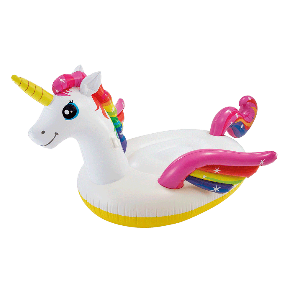 Aufblasbares Einhorn-Rutschauto
