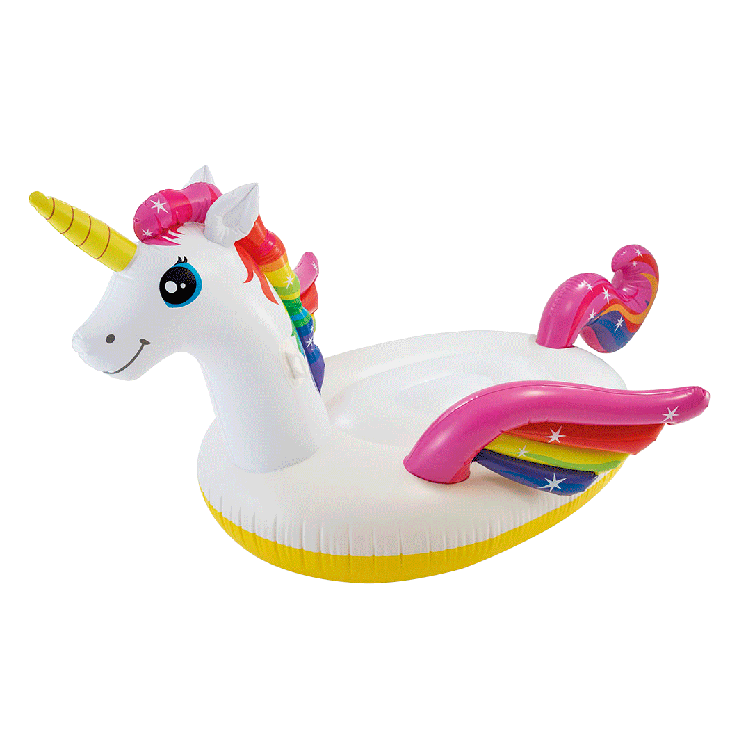Aufblasbares Einhorn-Rutschauto