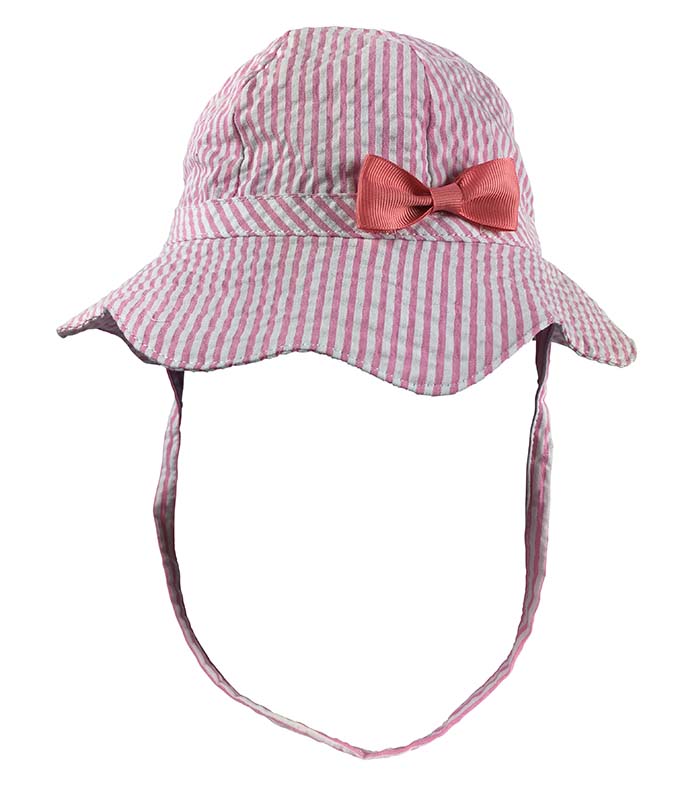 Baby hat roze strepen
