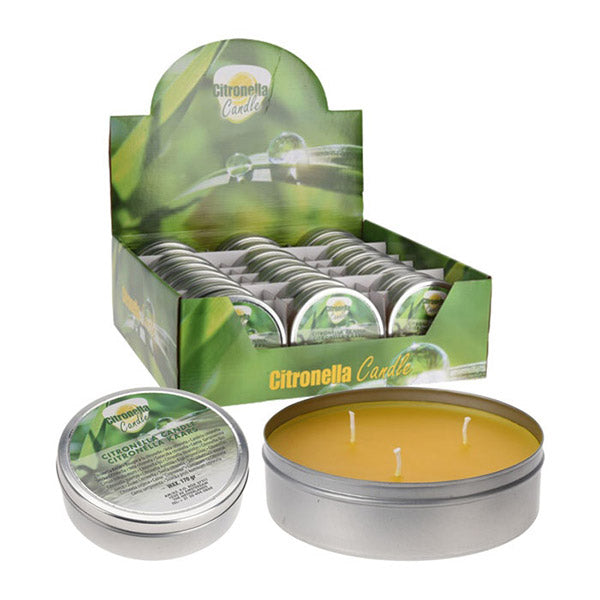 Citronella-Kerze in einer Dose