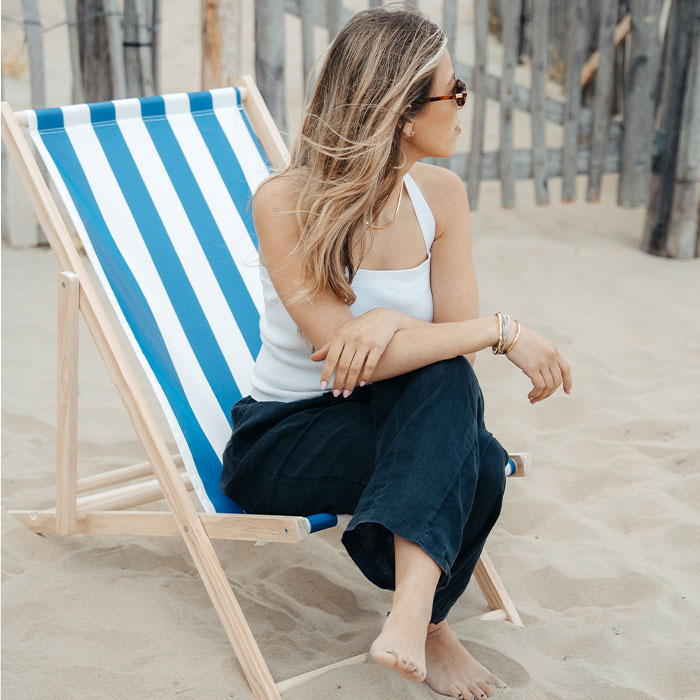 Strandkorb aus Holz