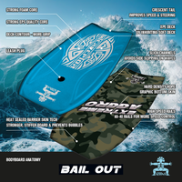 Bodyboard Extreme Aggro Slickbottom 80 cm