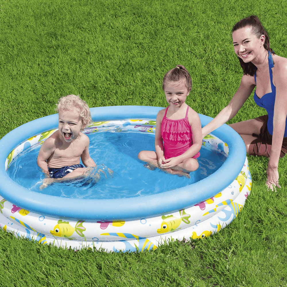 Babybecken Koralle für Kinder 122x25 cm