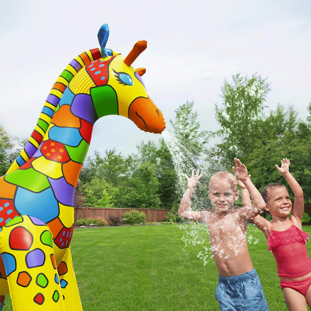 Giraffen-Jumbo mit Sprinkler