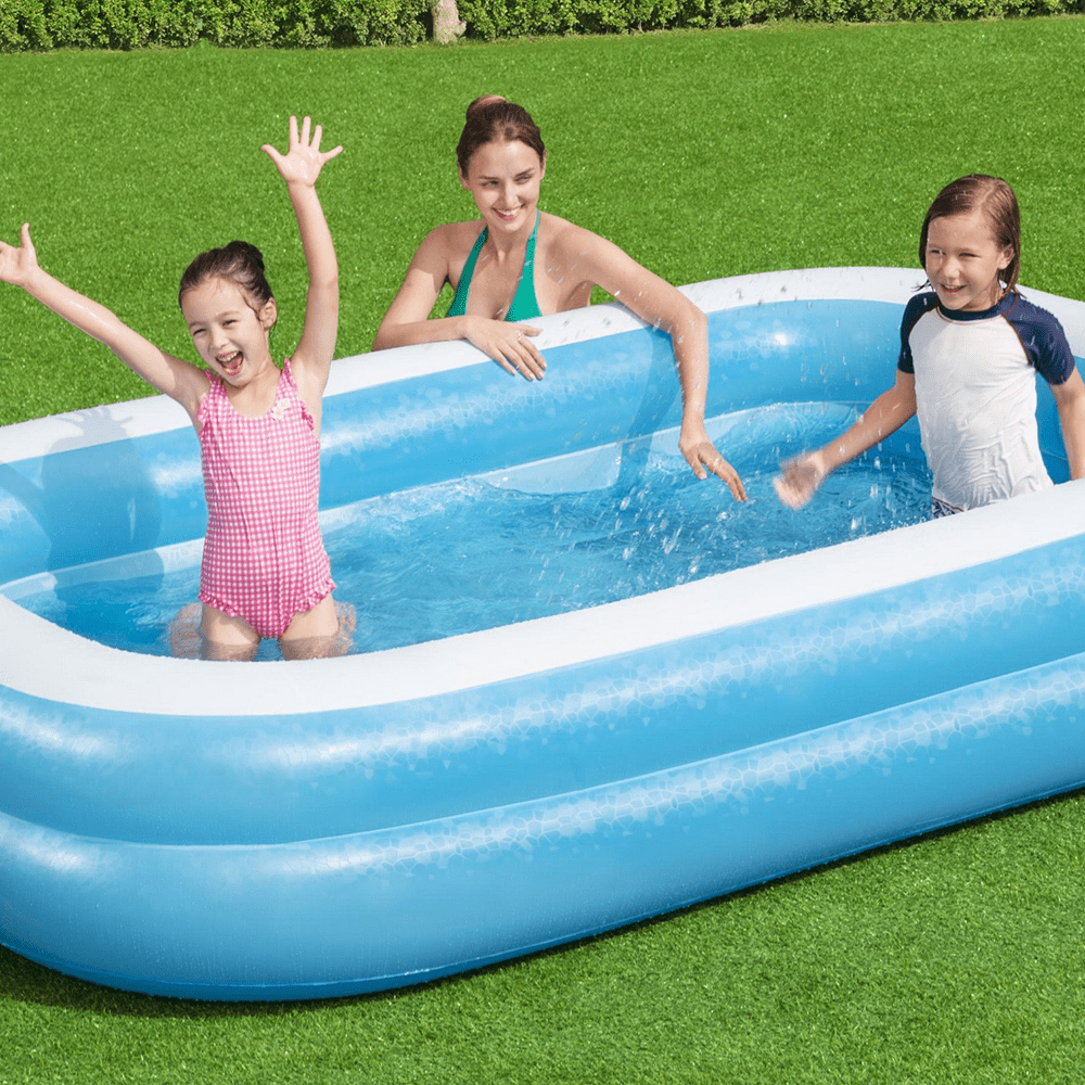 Aufblasbares Schwimmbecken 262x175x51 cm