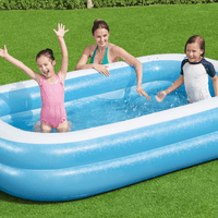 Aufblasbares Schwimmbecken 262x175x51 cm
