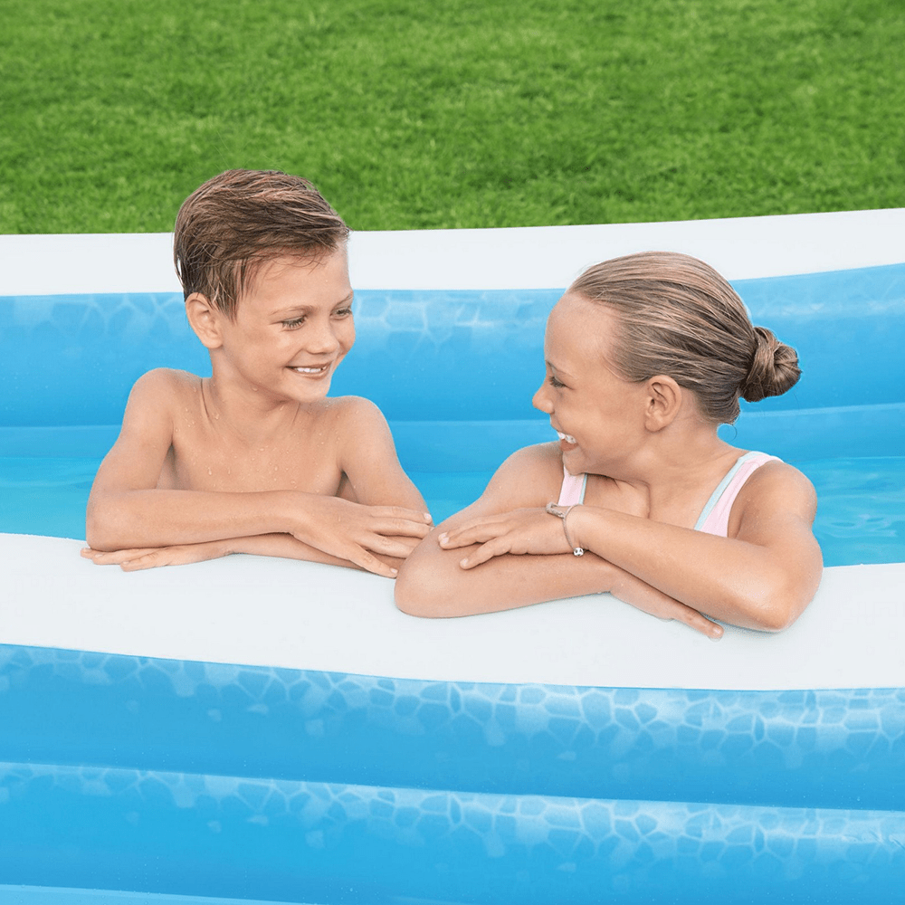 Aufblasbarer Pool Deluxe 305x183x56 cm