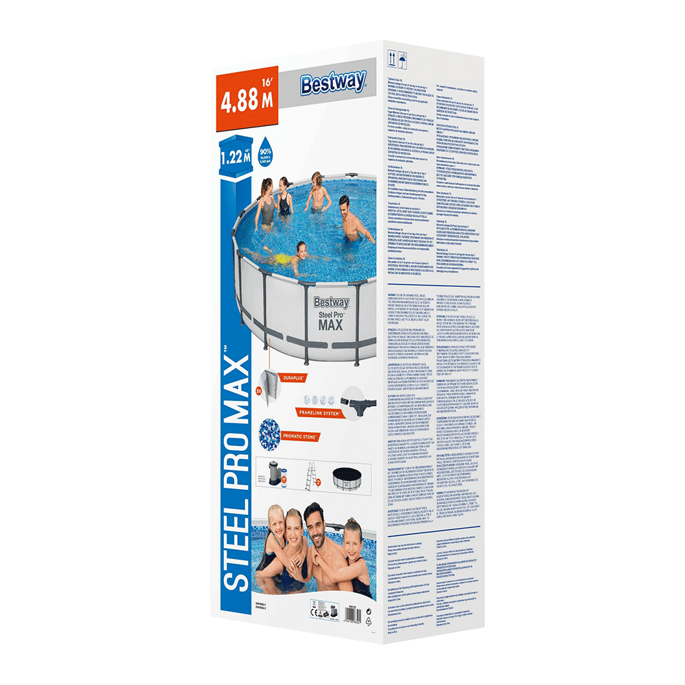 Steel Pro Max Schwimmbad 488x122 cm (Set)