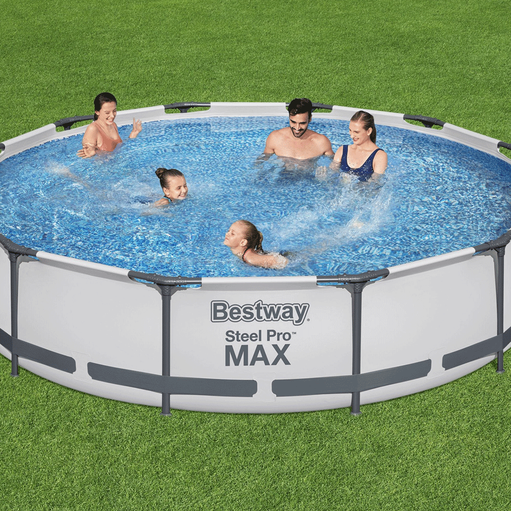 Steel Pro Max Schwimmbad 366x76 cm (Set)