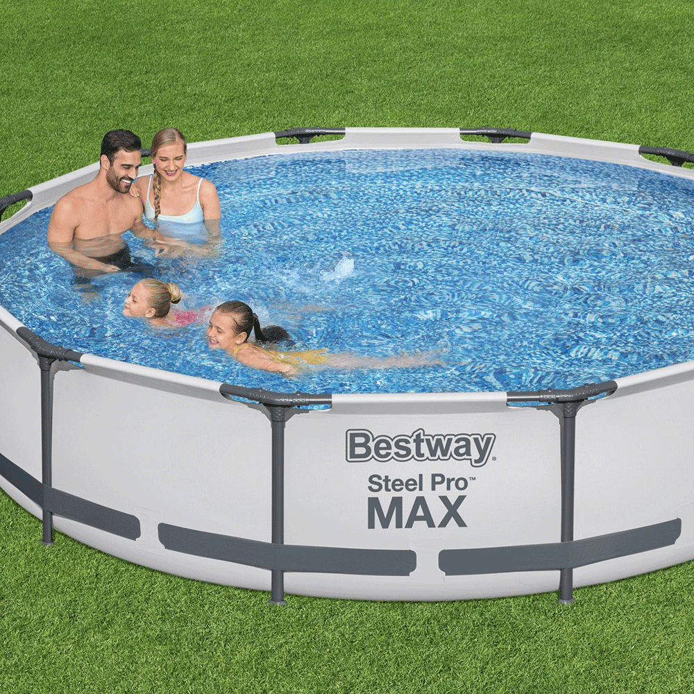 Steel Pro Max Schwimmbad 366x76 cm (Set)