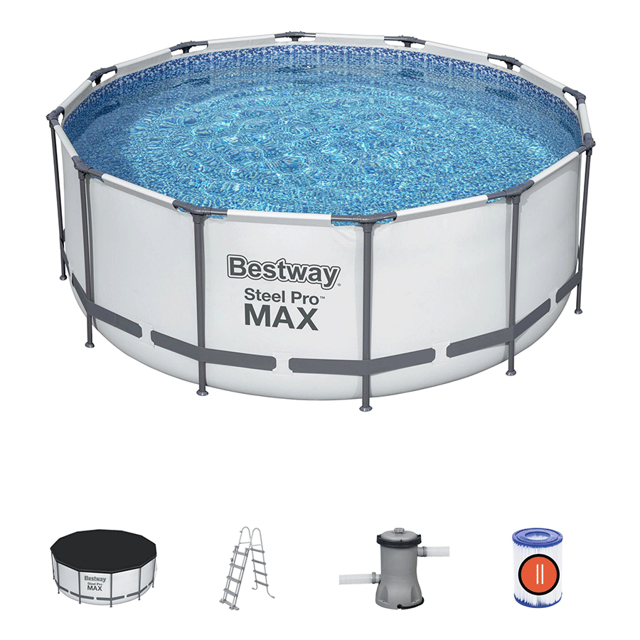 Steel Pro Max frame zwembad 366x122 cm (set)