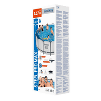 Steel Pro Max Schwimmbad 457x122 cm (Set)
