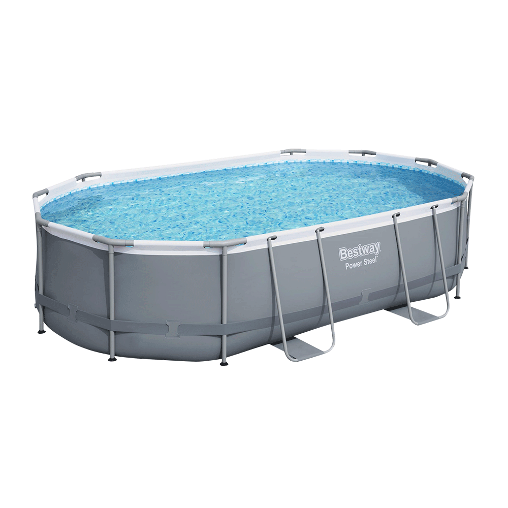 Power Steel Schwimmbad 488x305x107 cm (Set)