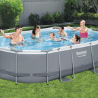 Power Steel Schwimmbad 488x305x107 cm (Set)