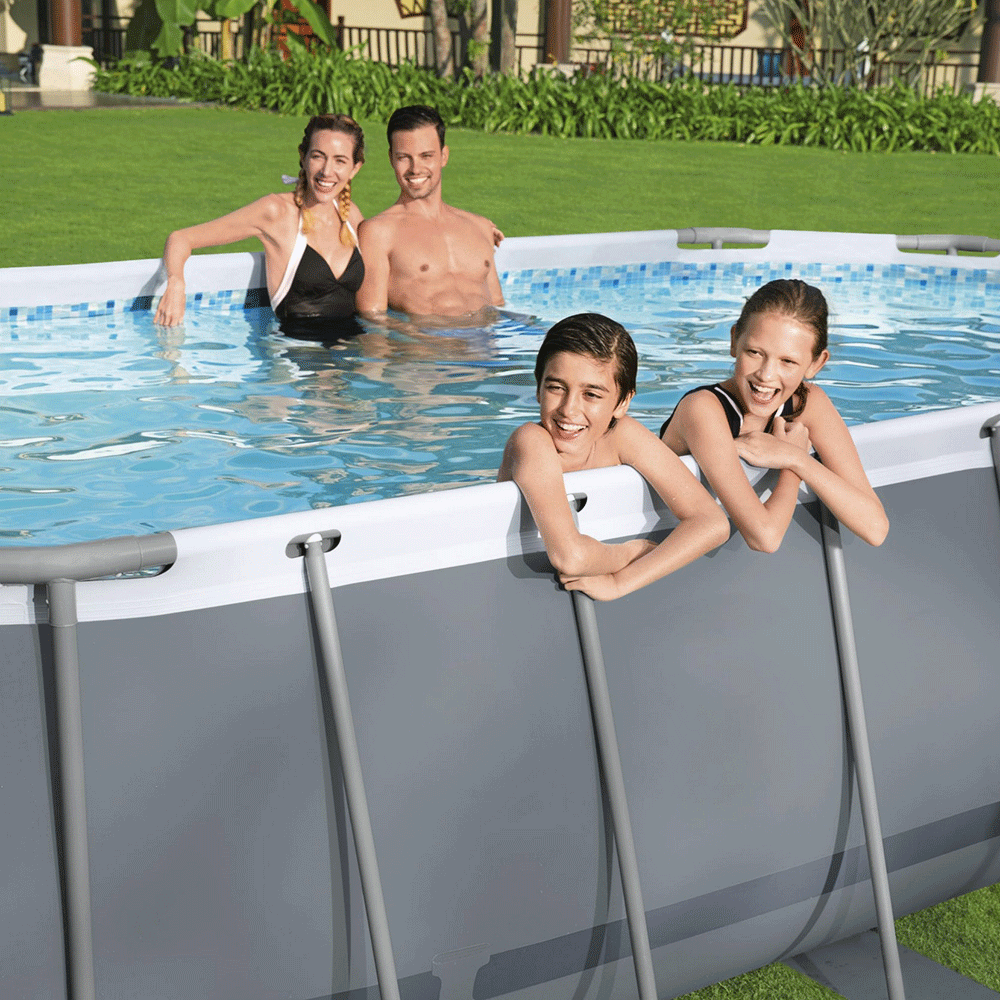 Power Steel Schwimmbad 488x305x107 cm (Set)