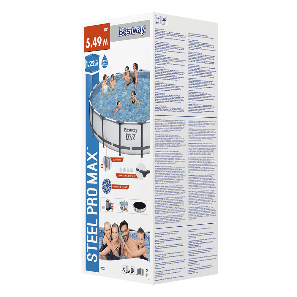 Steel Pro Max Schwimmbad 549x122 cm (Set)