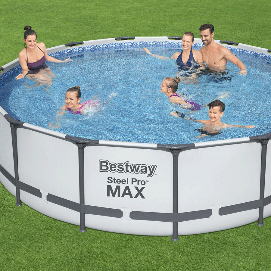Steel Pro Max Schwimmbad 457x107 cm (Set)