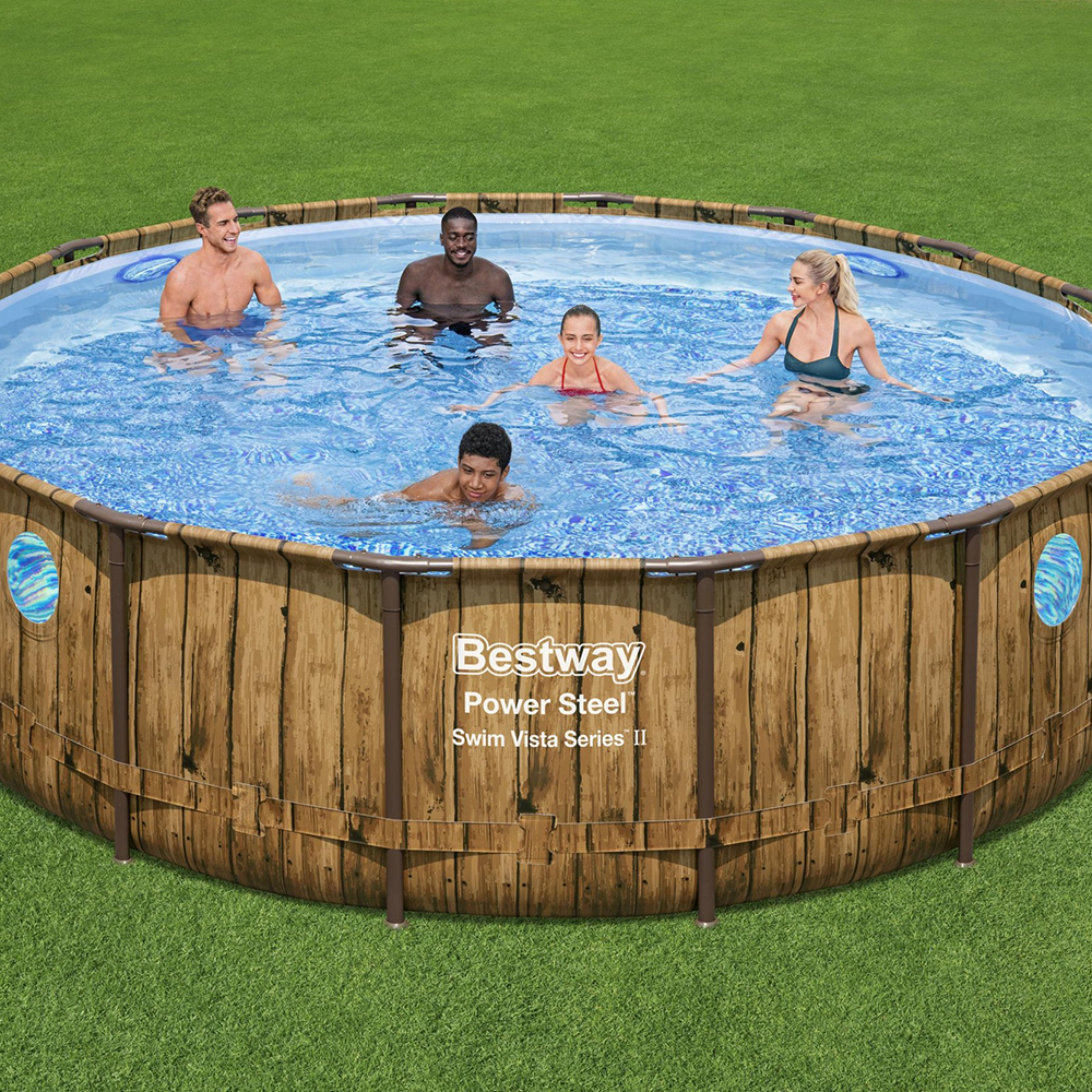 Power Steel Schwimmbad 488x122 cm (Set)