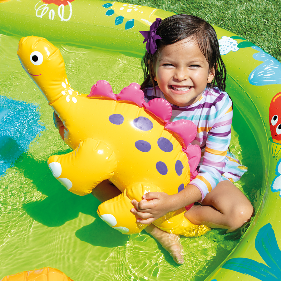 Kleines Dino-Pool-Spielcenter