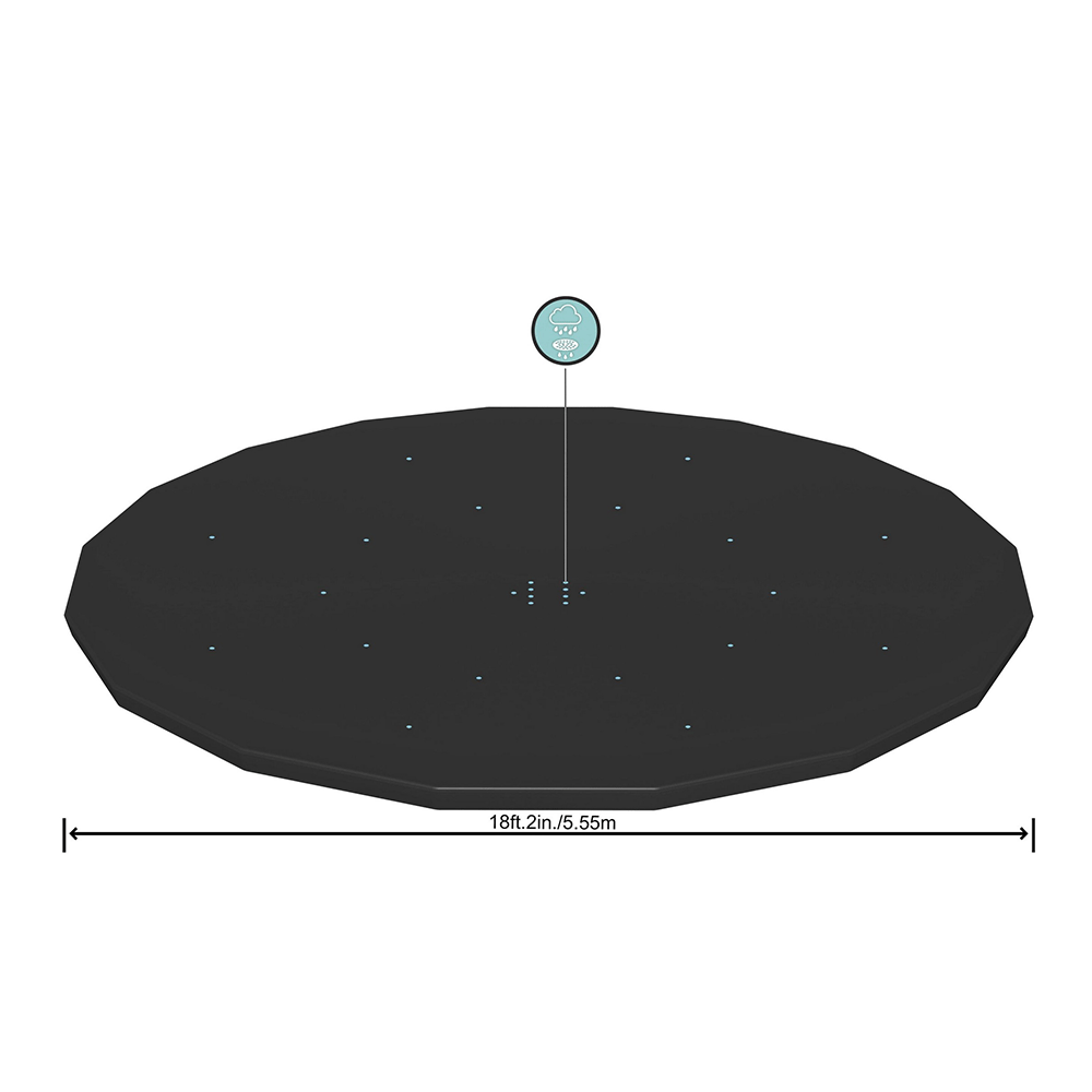 Schwimmbadabdeckung 549 cm