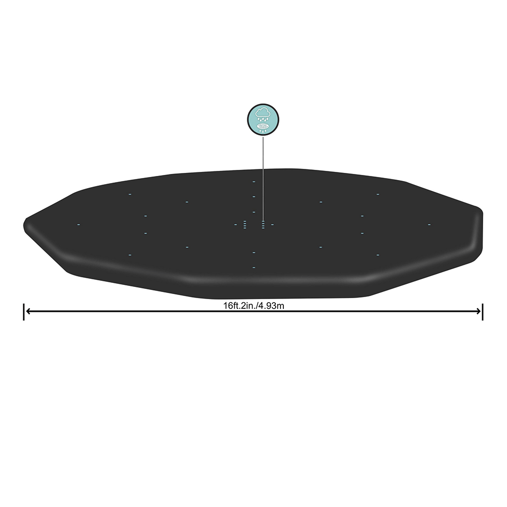 Schwimmbadabdeckung 488 cm