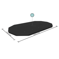 Schwimmbadabdeckung 427x250 cm