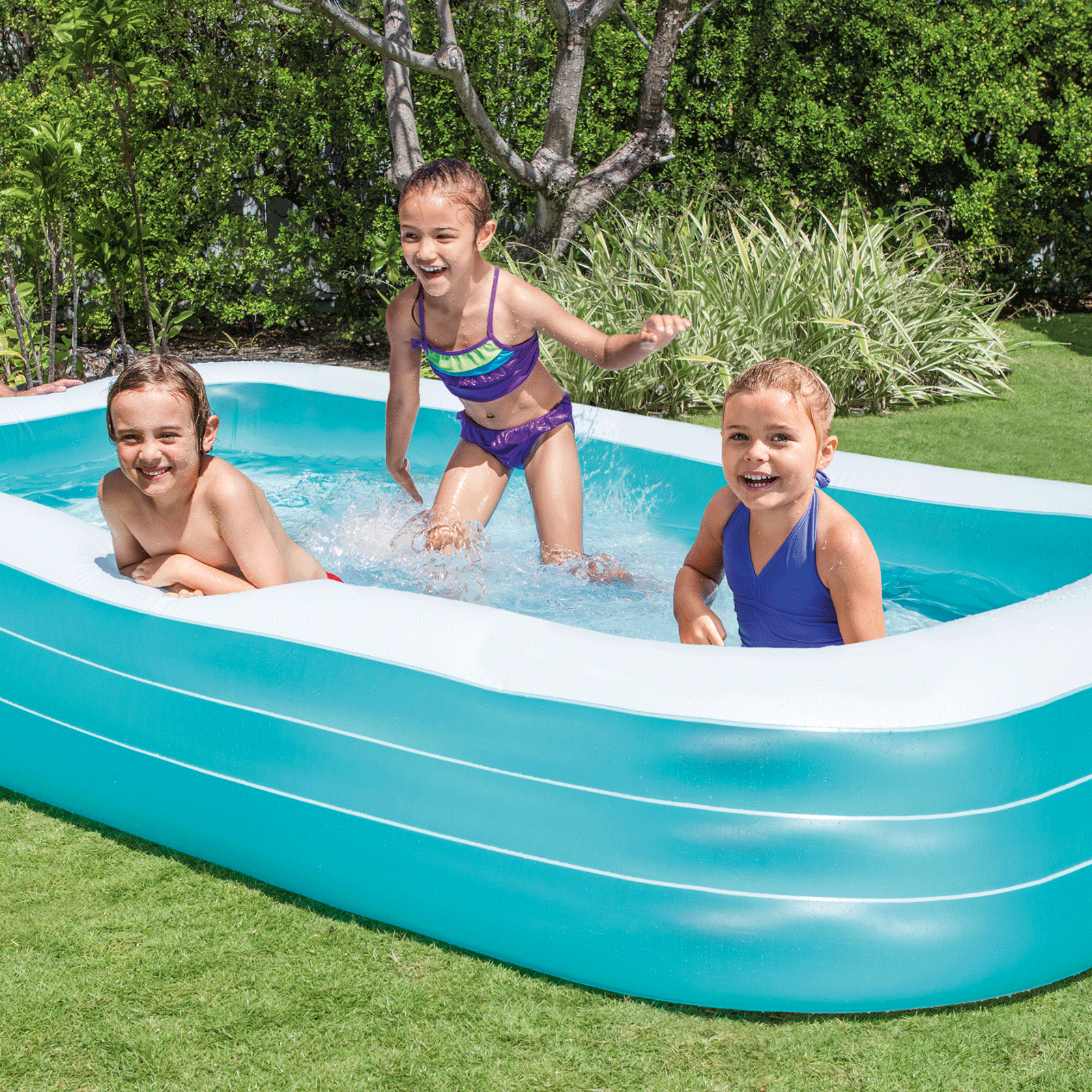 Aufblasbares Schwimmbecken 305x183x56 cm