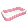 aufblasbares Schwimmbad rosa 305x183x56 cm