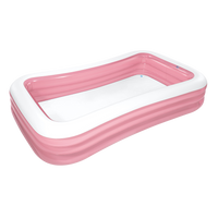 aufblasbares Schwimmbad rosa 305x183x56 cm