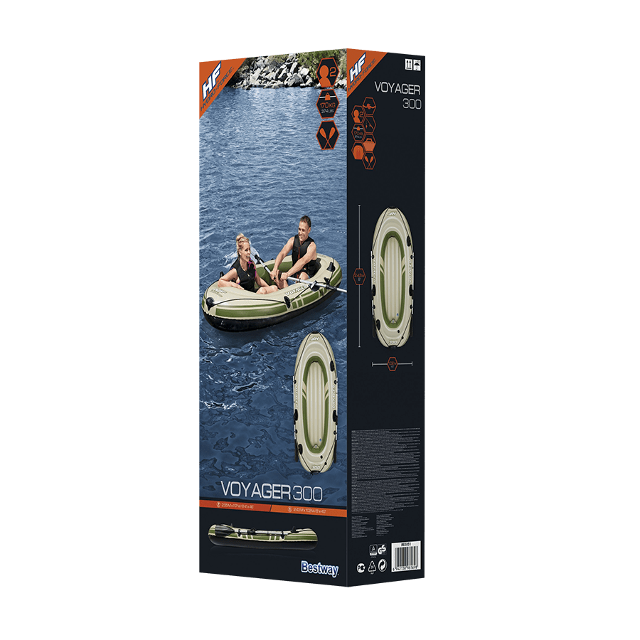 Schlauchboot Voyager 300 (Set)