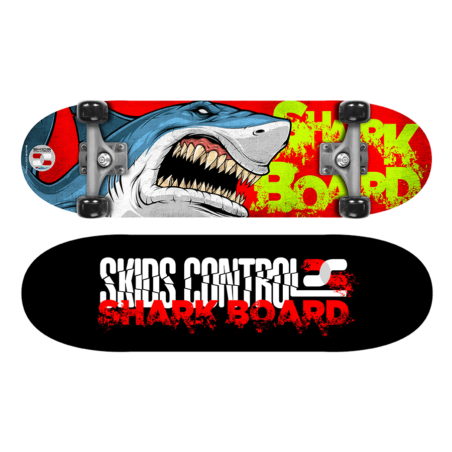 Skateboard shark skids control