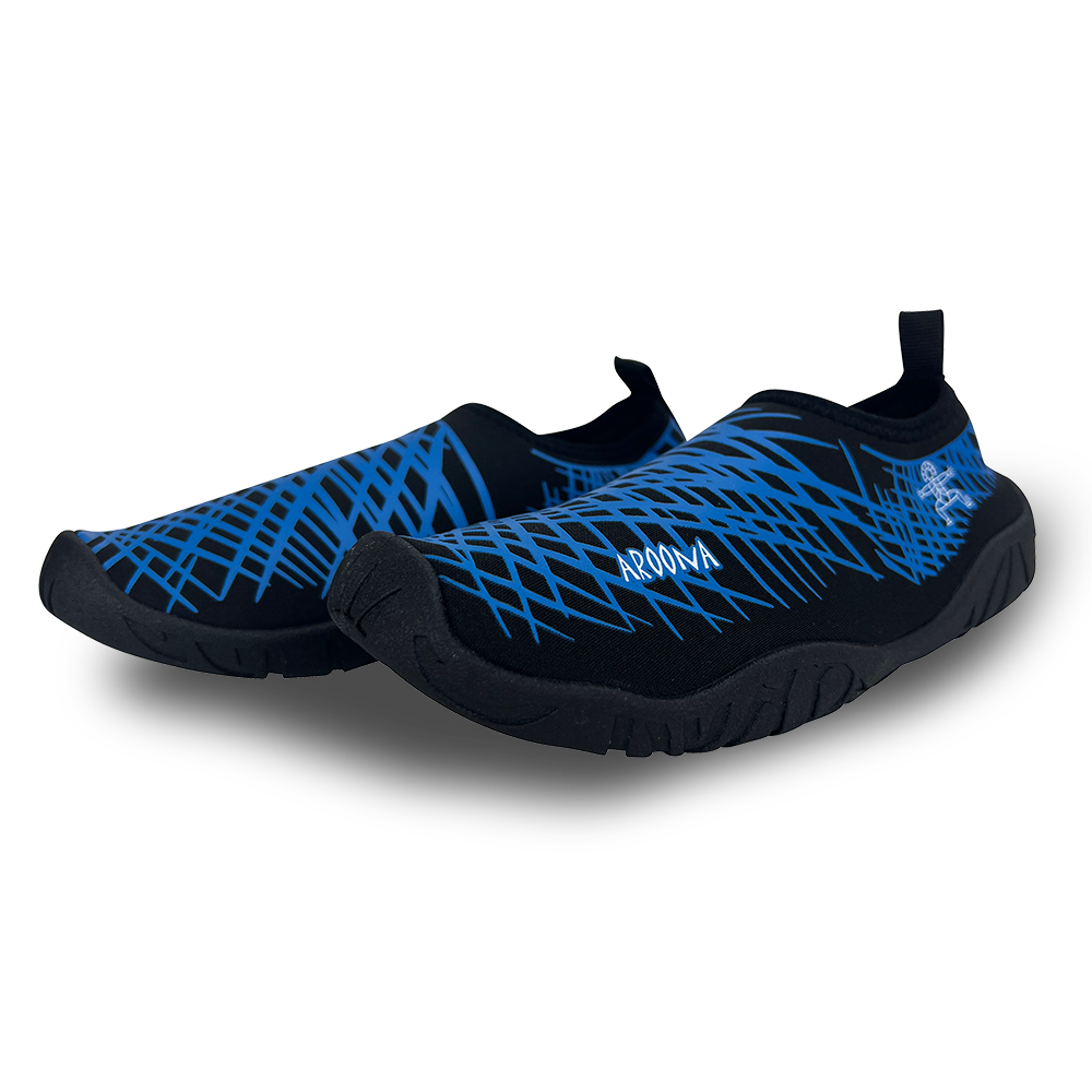 Wasserschuhe Kind schwarz blau