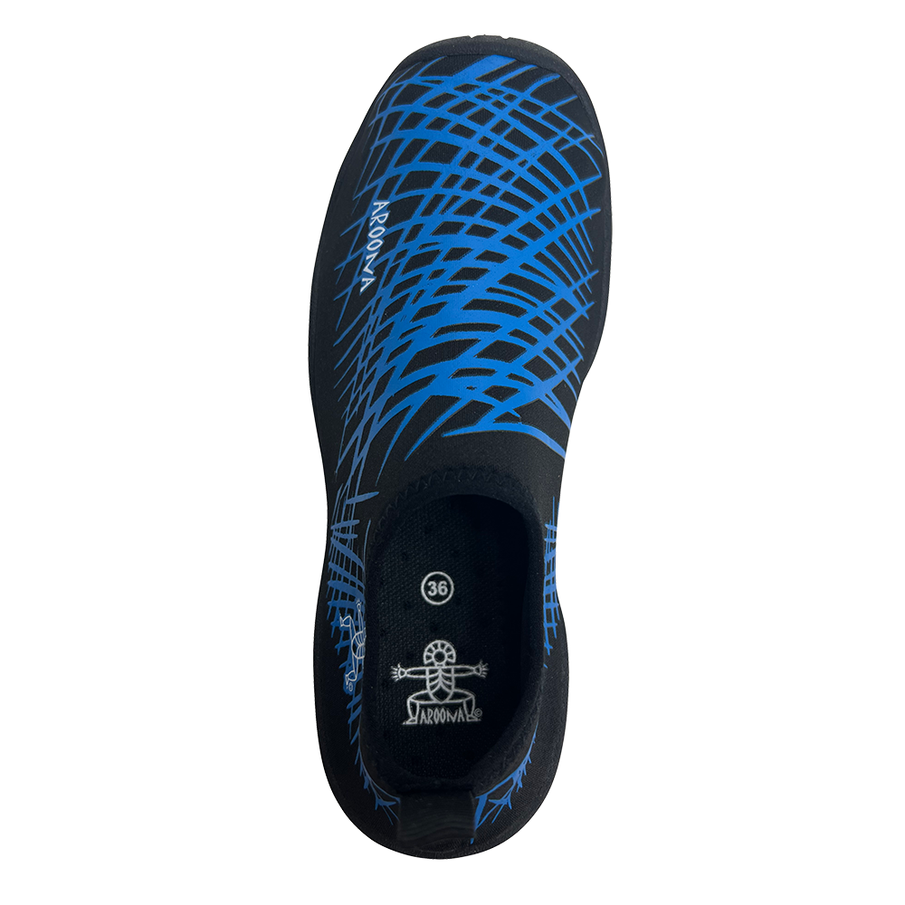 Wasserschuhe Kind schwarz blau