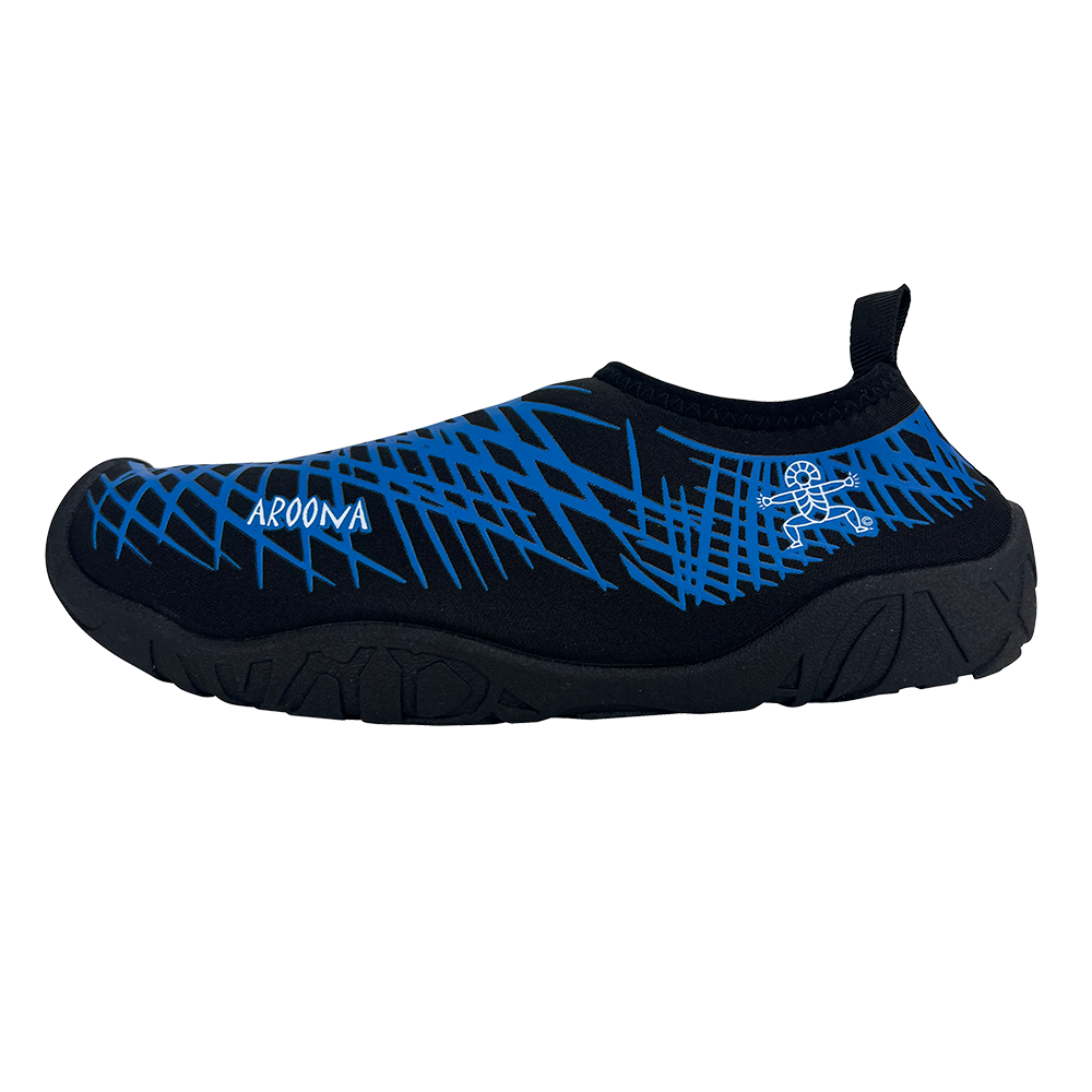 Wasserschuhe Kind schwarz blau