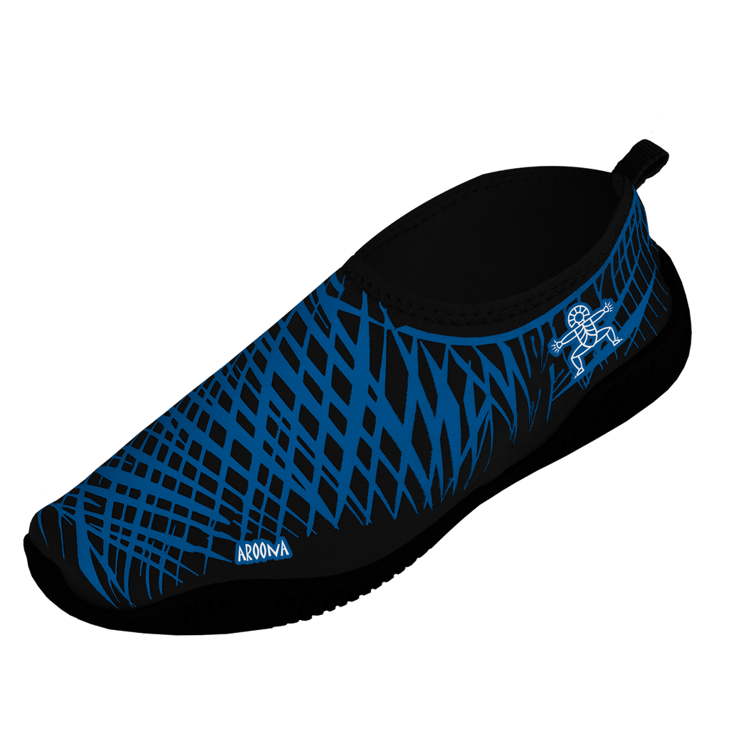 Wasserschuhe Kind schwarz blau