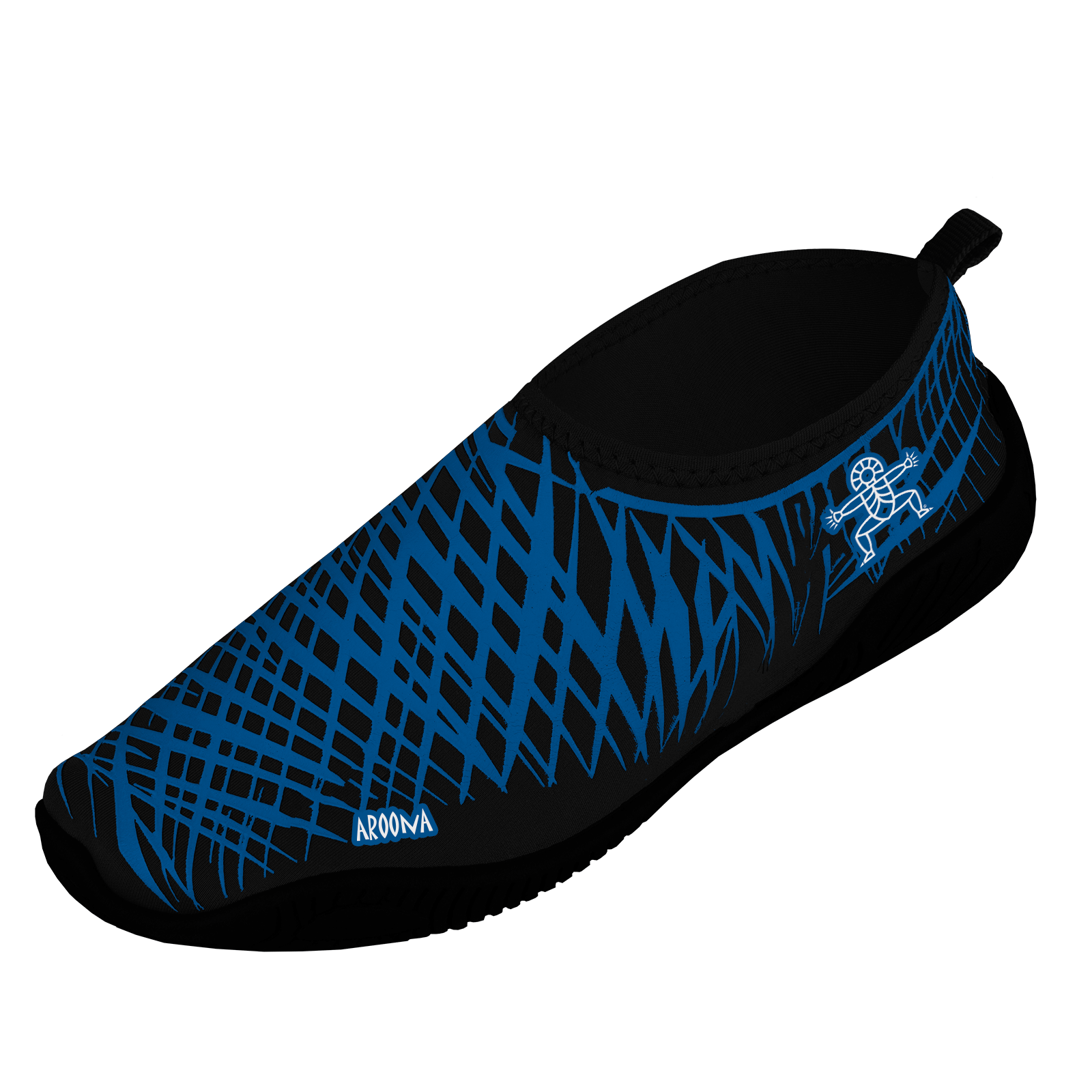 Wasserschuhe Kind schwarz blau