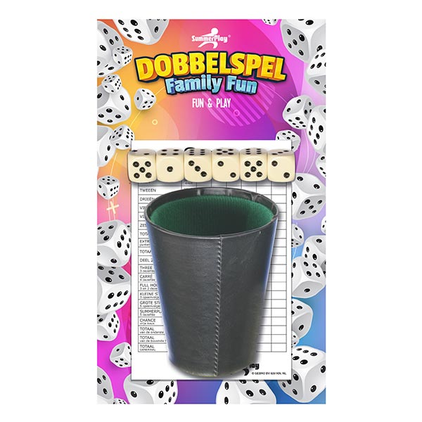 Dobbelspel met beker