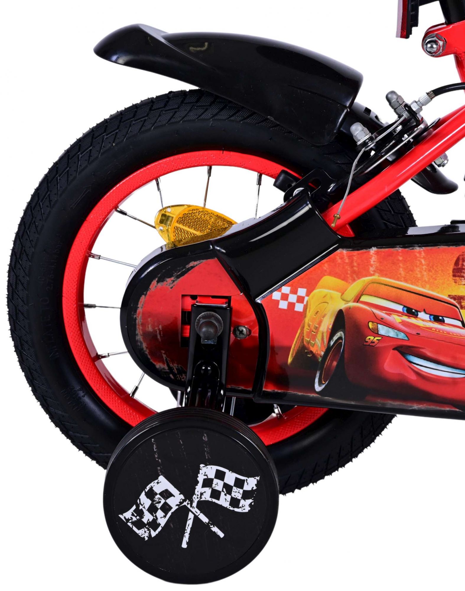Disney Cars Kinderfahrrad – Jungen – 12 Zoll – 2 Handbremsen
