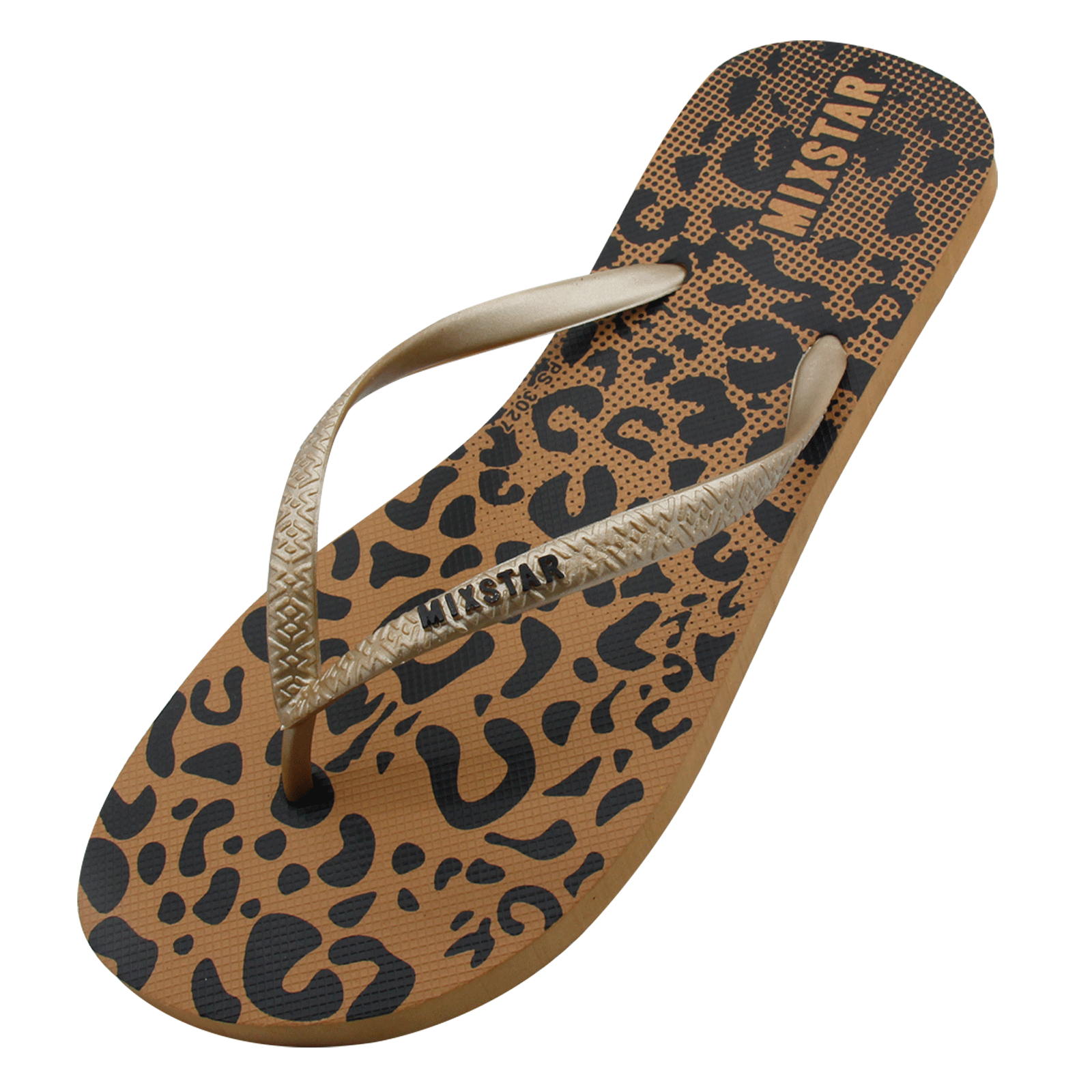 mixstar slipper leopard gold | summertoys.nl