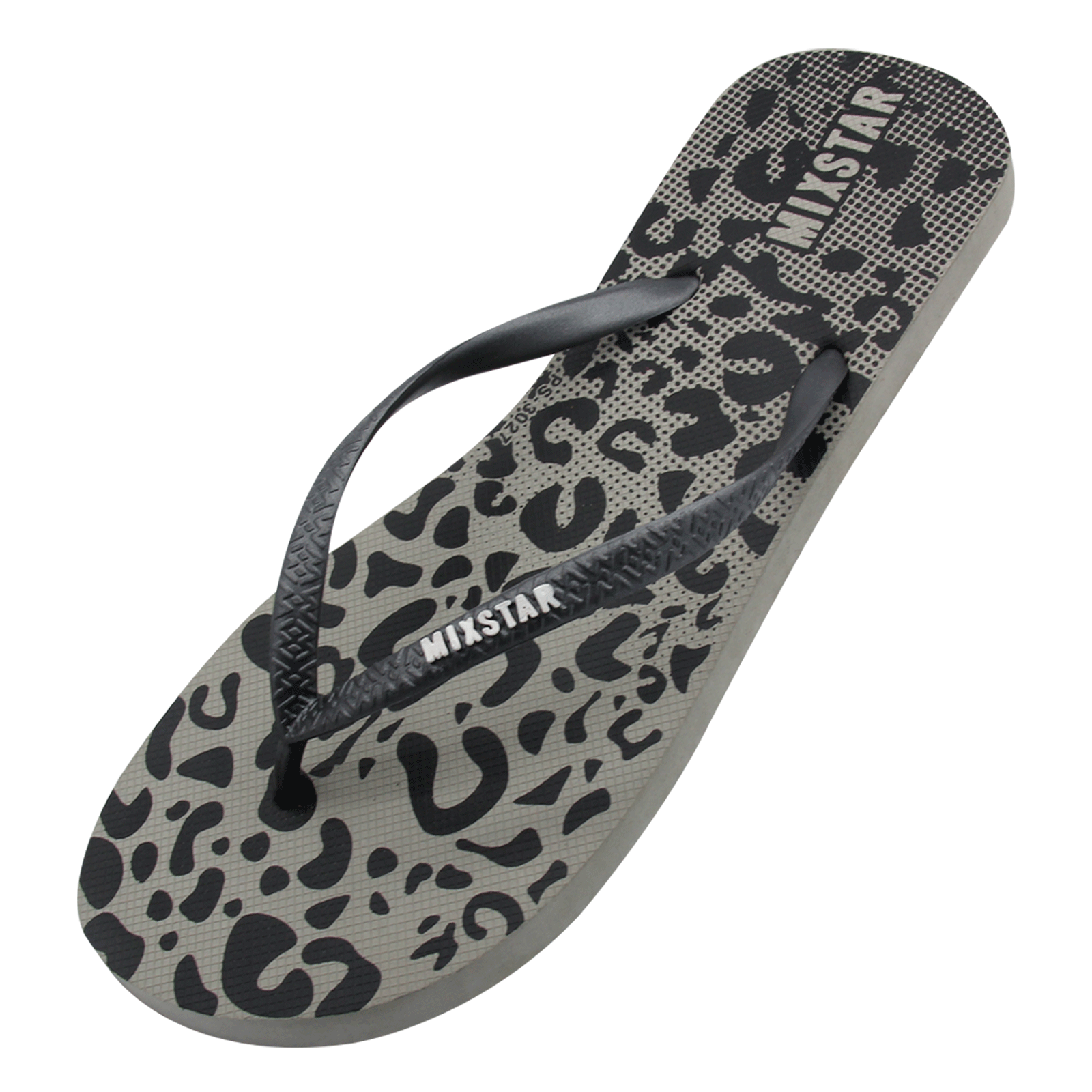 mixstar slipper leopard grey | summertoys.nl