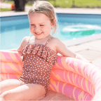 Babybecken Zebradruck rosa 150x30 cm