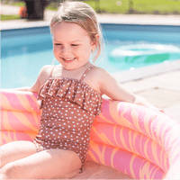 Babybecken Zebradruck rosa 150x30 cm